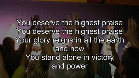 higher praise lyrics|High Praise .